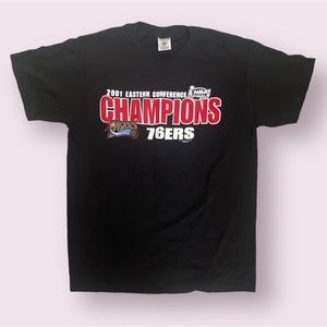 2001 NBA 76er’s Champion shirt